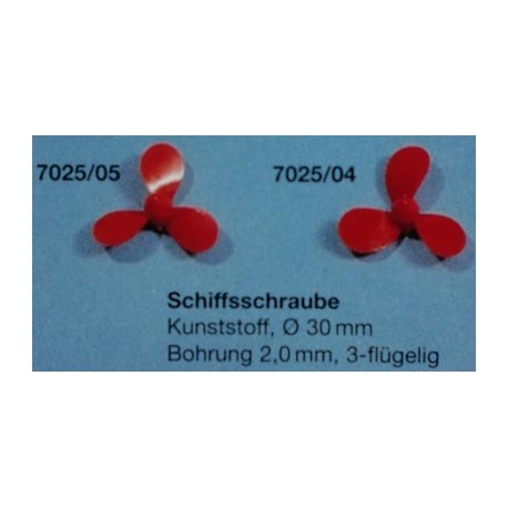 Aeronaut Boat Plastic Propeller Left D30mm (2pcs)