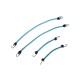 HobbyTech Elastic Straps Blue (4 pcs.)