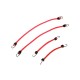 HobbyTech Elastic Straps Red (4 pcs.)