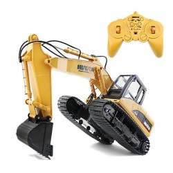 Huina 1550 1/14 RC Excavator with Die Cast Bucket Kit RTR