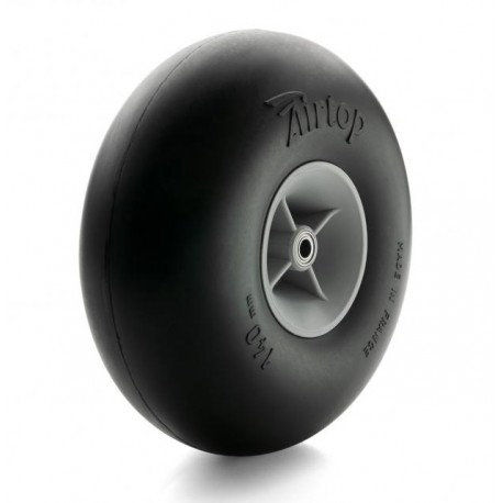 Topmodel Airtop Pneumatic Balloon Wheel D140 mm Pair with Bearings