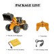 Huina 1520 1/18 RC Mini Bulldozer Engineering Truck RTR