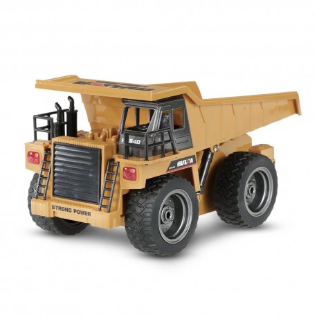 Huina 1540 1/18 RC Alloy Version Dump Engineering Truck RTR