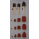 Aero-Naut Caixa com Sortido de Pontas Abrasivas para Madeira e Metal 135 pcs