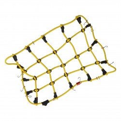 Robitronic Luggage net with hooks Yellow (190mm x 120mm)
