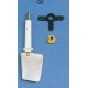 Aero-Naut Oar Set Shaft Stainless Steel 4mm Blade 35x47 mm