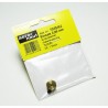Aero-Naut Hexagonal Shaft Insert 2mm Brass for Locking Screws M3