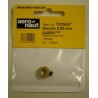 Aero-Naut Hexagonal Shaft Insert 5mm Brass for Locking Screws M3