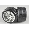 FG 08433 - Front tires type D glued (2p)