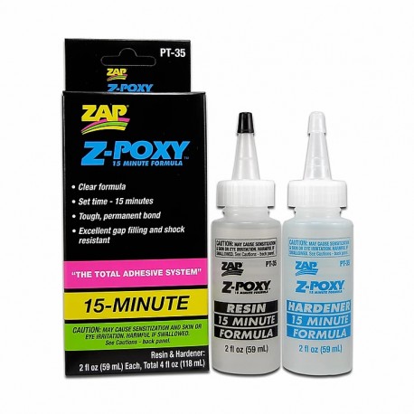 ZAP Z-POXY 15 MINUTE EPOXY 118ml