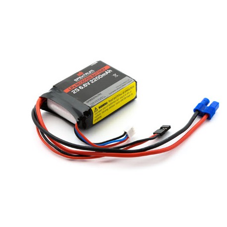 Spektrum 2200mAh 2S 6.6V Li-Fe Receiver Battery