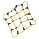 Robitronic Luggage net with hooks Yellow (150mm x 120mm)