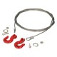 Robitronic Wire Rope with Heavy Duty Hooks