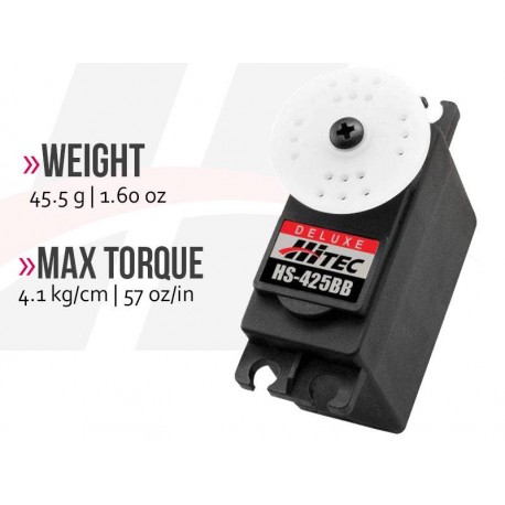 Hitec HS-425BB Standard Analog Deluxe Servo