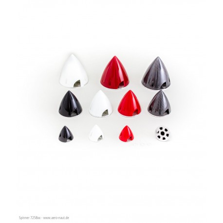 Aero-Naut Precision Spinner 70mm White