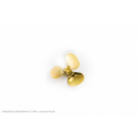 Aero-Naut Brass Ship Propeller 3 Sheets D 45r M4