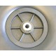 Fema Wheels Plus, Solid Rubber 100mm with GRP Rim and Aluminum Hub 6.1mm