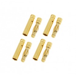 G-Force Connector Ec-5 Gold Plated Male + Female (2 Pairs)