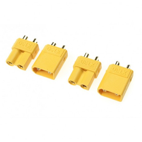 G-Force Connector Xt-30 Gold Plated Male + Female (2 Pairs)