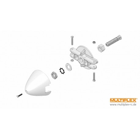 Multiplex Blade Holder, Spinner 54mm for Solius