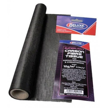 Deluxe Materials Carbon Fibre Tissue 75x33cm