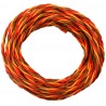 Mundental PVC Servo Strand, 3-core Twisted 5m (JR / Graupner)
