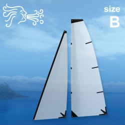 Hacker 3D sails for Micro Magic Size B
