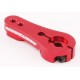 Robitronic Servo Arm Aluminum 25Z Red (Futaba, Thundertiger)