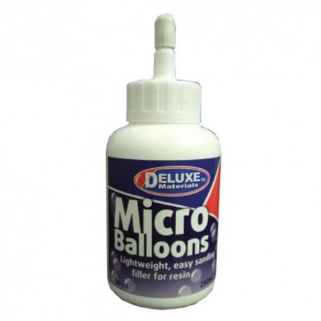 Deluxe Materials Microballoons Lightweight “Free Flowing” White Powder
