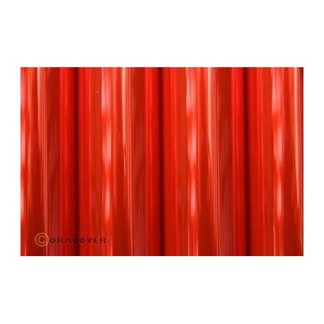Oracover - Transparent fluor red