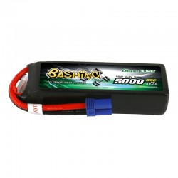 Gens Ace Bashing Series 5000mAh 14.8V 4S1P 60C Lipo Battery Pack with EC5 Plug