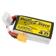 Tattu R-Line Version 4.0 1400mAh 14.8V 130C 4S1P Lipo Battery Pack with XT60 Plug
