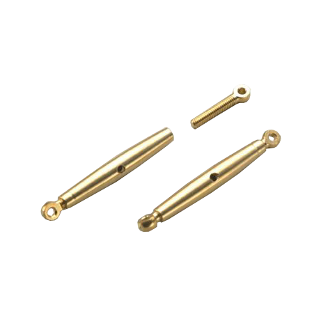 G-Force Precision Tension Couplers M2, Brass (2pcs)