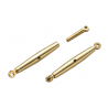 G-Force Precision Tension Couplers M2, Brass (2pcs)