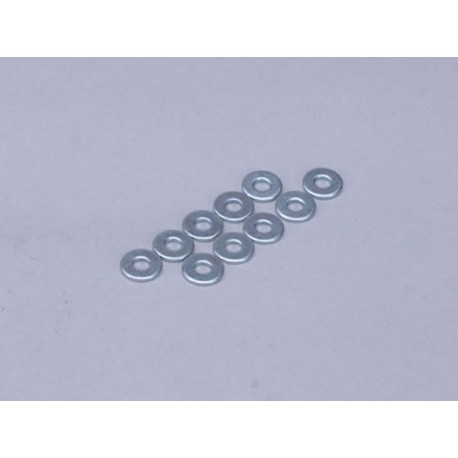 Hirobo Flat Washer 3 x 9 x 1T (10 pcs)