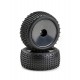 Absima Wheel Set Buggy Disc "Offroad" Rear Black 1/10 (2 pcs)