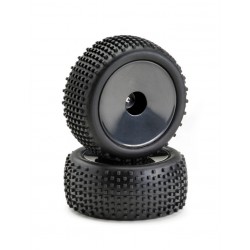 Absima Set de Pneus e Jantes Buggy "Offroad" para Trás 1/10 (2 pcs)