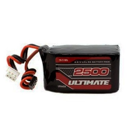 Ultimate Racing Battery LiFe 2S - 6.6V 2500mAh JR Plug
