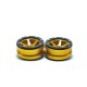 Metsafil Jantes Beadlock PT-Slingshot Dourado/Preto 1.9 (2 pcs)