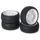 Absima Set de Pneus e Jantes Onroad "6 Spoke / Profile 1/10 White (4 pcs)