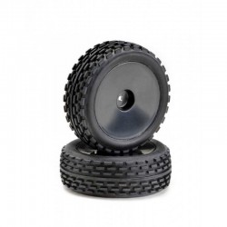 Absima Wheel Set Buggy Offroad 1/10 Front Black (2 pcs)