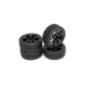 Absima Wheel Set Onroad "5 Spoke / Profile" Black 1:10 (4 pcs)