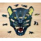 EWA Panther (S) Colorful Classic Wooden Puzzle