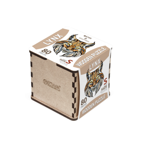 EWA Lynx (S) Colorful Classic Wooden Puzzle