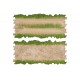 Toys WD 2x Dirt and Grass Straights for 1/24 1/18 RC Crawler Park Circuit