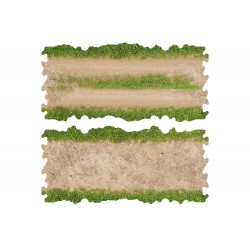 Toys WD 2x Dirt and Grass Straights for 1/24 1/18 RC Crawler Park Circuit