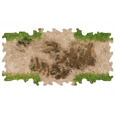 Toys WD 2x Crossing with Puddle of Water for 1/24 1/18 RC Crawler Park Circuit