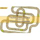 Toys WD 2x Dirt and Grass Quarter Straights for 1/24 1/18 RC Crawler Park Circuit