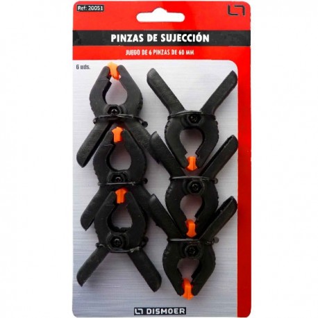 Dismoer Mini Pinças de Aperto 60mm, 6 Pcs