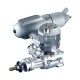 O.S. Engine MAX 65AX with E-4010A Silencer